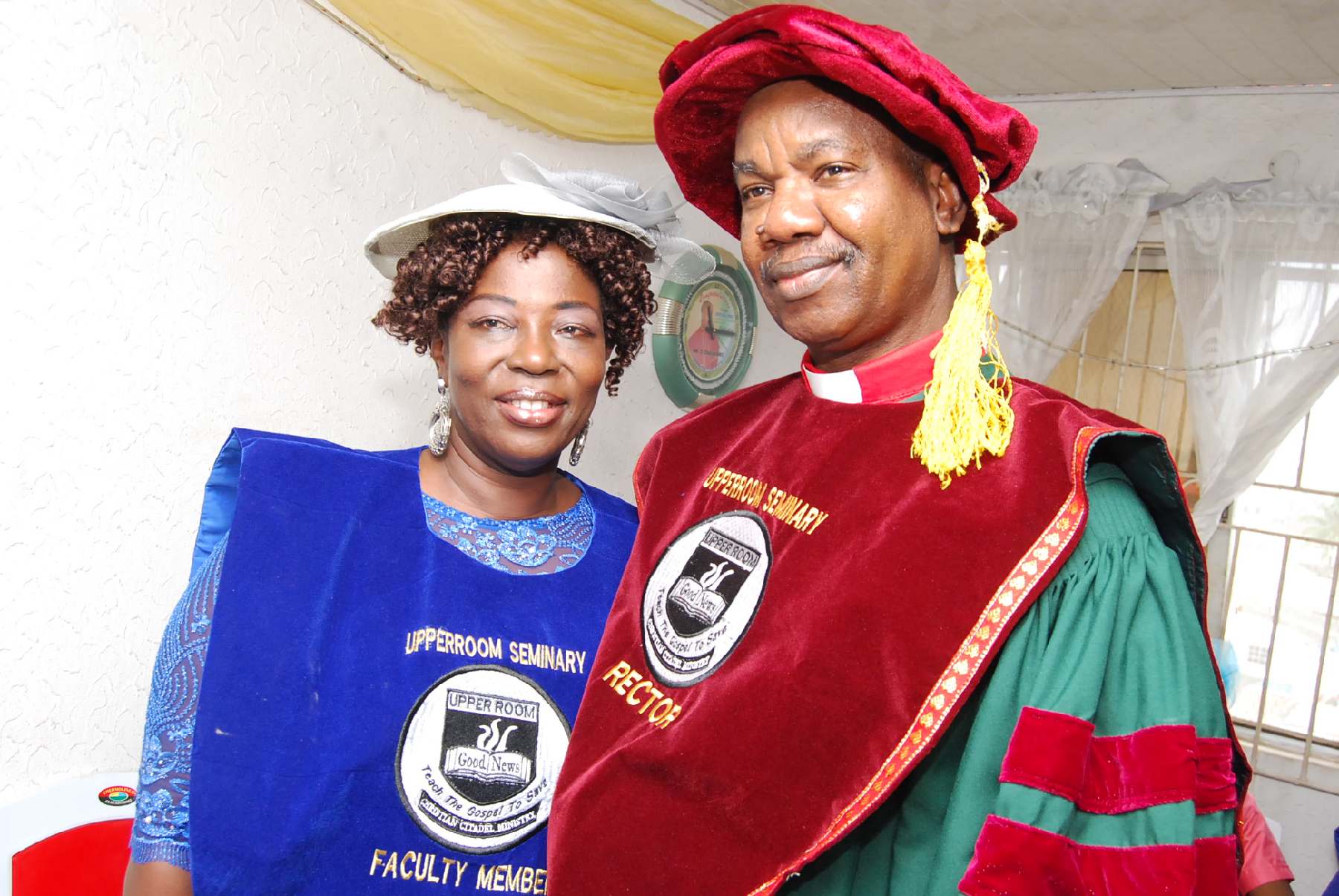 The president and his wife